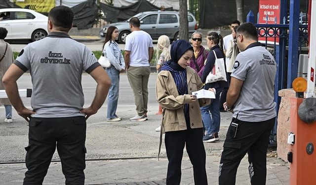 KPSS Alan Bilgisi üçüncü oturumu yapıldı