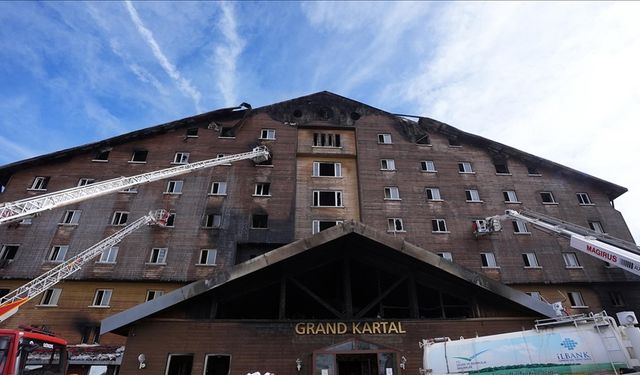 Bolu Kartalkaya'daki Grand Kartal Otel yangını davasının 2. duruşması başladı