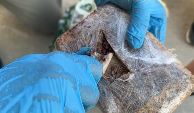 Yolcu otobüsünde dış yüzeyi ‘pul biber’ ile kaplı 7 kilo eroin ele geçirildi