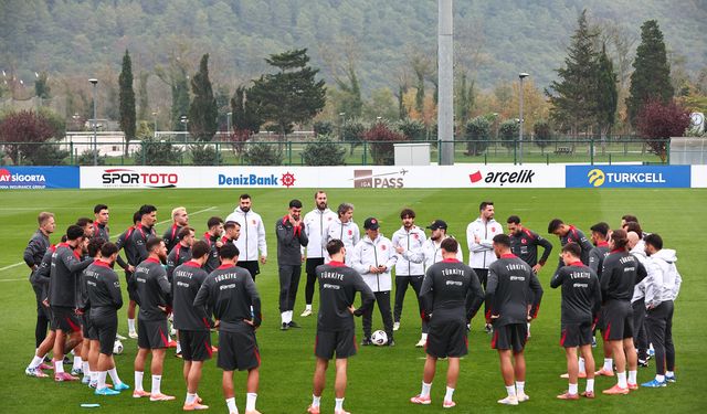 A Milli Futbol Takımı, Bulgaristan ve Gürcistan maçlarının hazırlıklarını sürdürdü