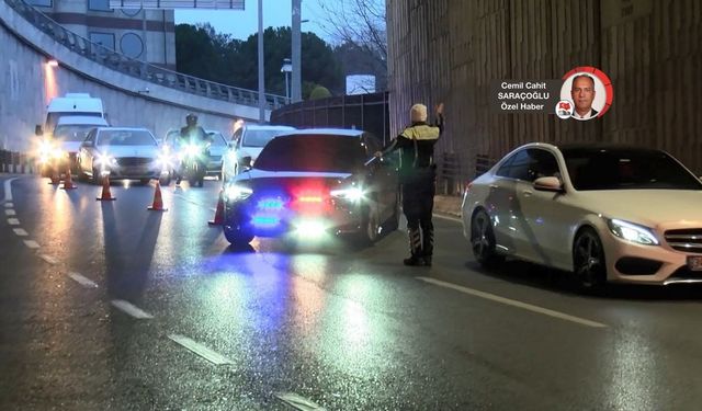 Çakarlı araç kullanan sayısı yüzde 86 azaldı