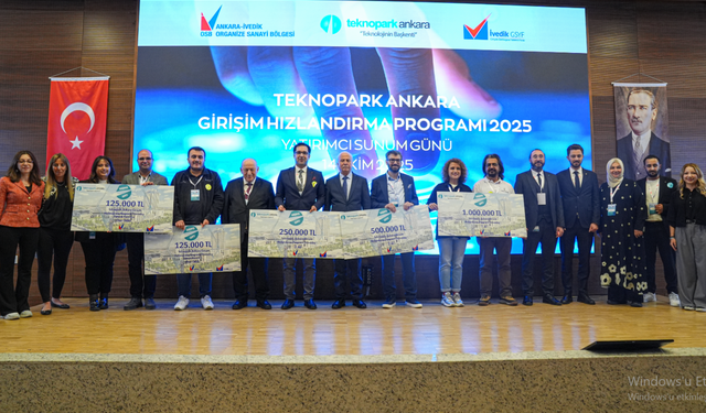 Teknopark Ankara "Demoday 2025"te girişimcilere ödül
