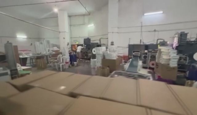 Kaçak sigara imalathanesine operasyon: 13 kişi yakalandı