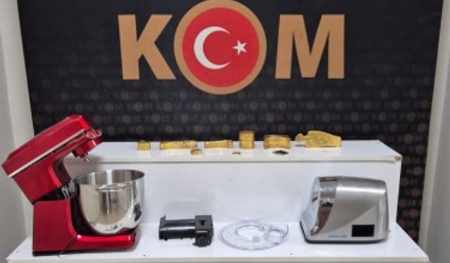 Takside 21,5 kilo kaçak altın ele geçirildi