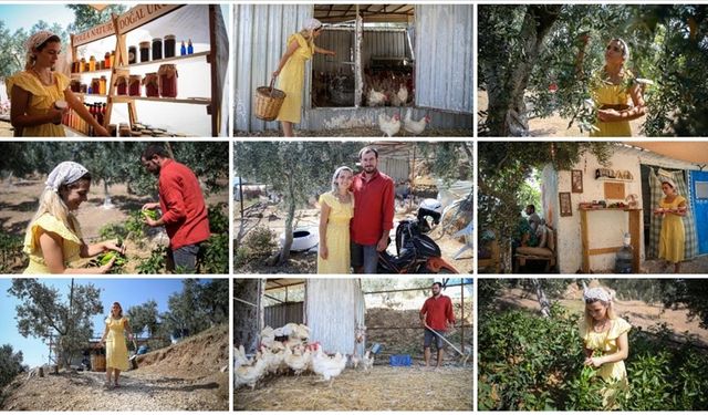 Kurdukları çiftlikte doğal lezzetler üretiyorlar