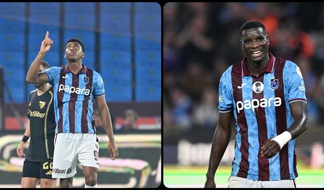 Trabzonspor'un Galatasaray maçında gol güvenceleri Onuachu ve Augusto