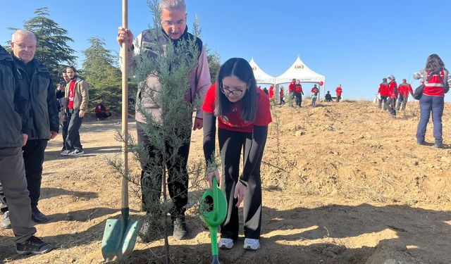 Ankara'da orman şehidi Onarıcı ve Arslan için hatıra ormanı