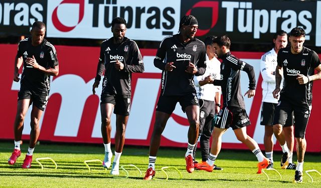 Beşiktaş, Samsunspor maçı hazırlıklarına devam etti