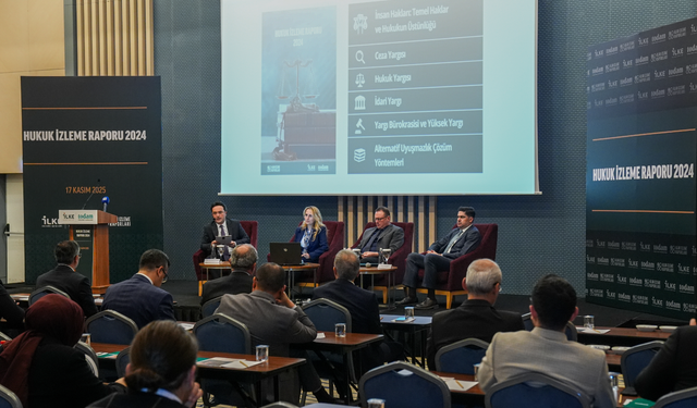 İLKE Vakfı'nca hazırlanan "Hukuk İzleme Raporu 2024"ün tanıtımı yapıldı