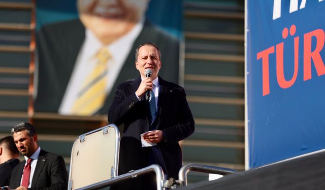 Fatih Erbakan: Türkiye'yi yeniden yaşanabilir kılacağız