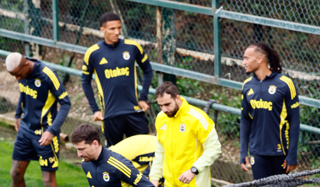 Fenerbahçe, 1 günlük iznin ardından çalışmalarını sürdürdü