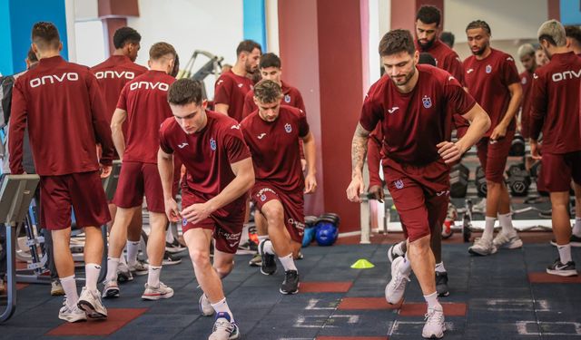 Trabzonspor kuvvet çalıştı