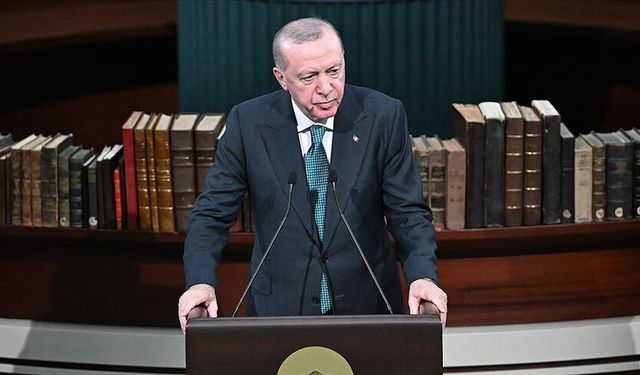 Erdoğan: Zulümler karşısında sorumluluk alıyor, barış ve adalet için elimizi taşın altına koyuyoruz