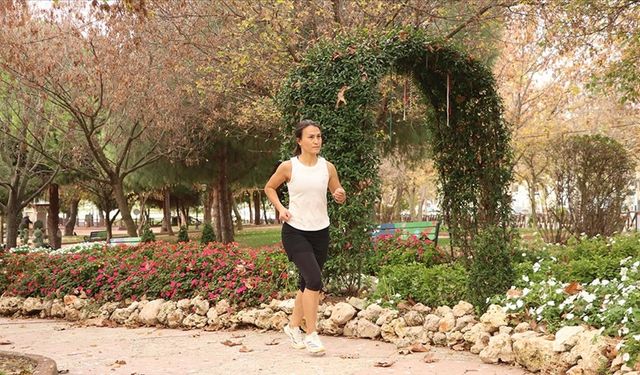 Ebru öğretmenin "uzun mesafe koşu" sevgisi