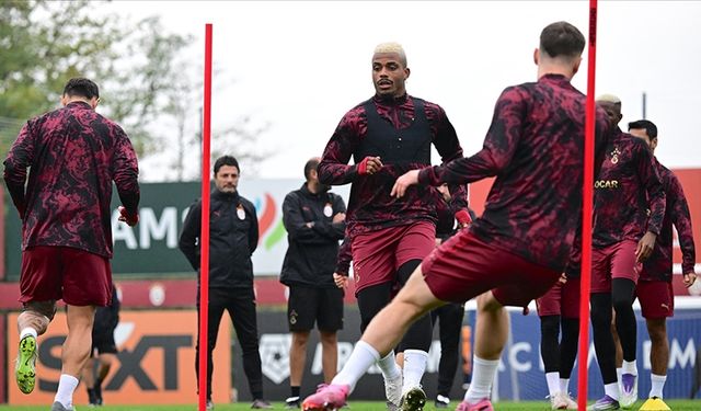Galatasaray, Gençlerbirliği maçının hazırlıklarını sürdürdü