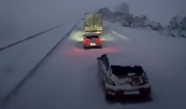 Gerede Karabük yolu ulaşıma kapandı