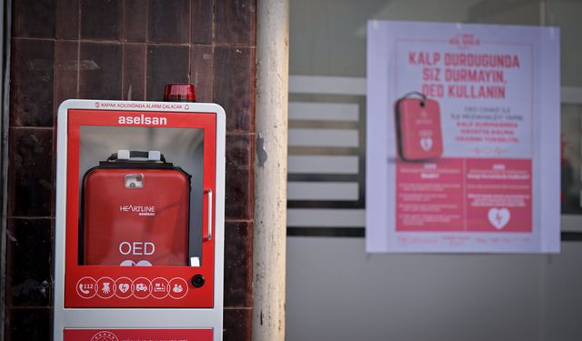 Ani kalp durmalarına karşı üretilen yerli cihaz Ankara'da 25 noktaya yerleştirildi