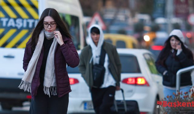 Başkentte dondurucu soğuk etkili oluyor