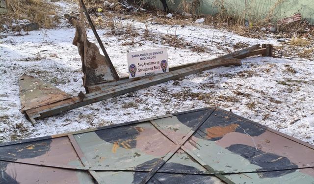 Askeri birliğe ait hurda malzemeleri çalan 2 şüpheli tutuklandı