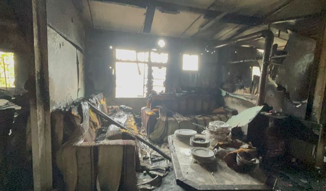 Bedensel engelli, evinde çıkan yangında öldü