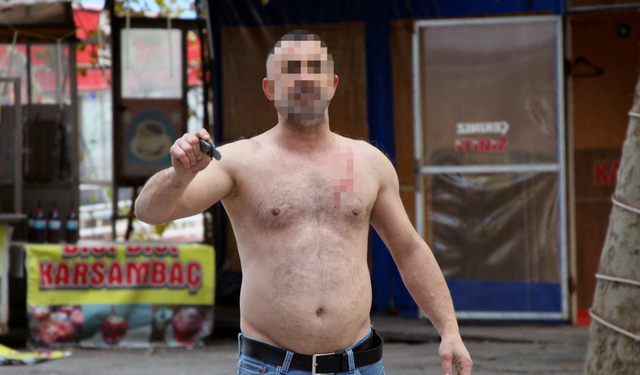 Adana'da adadaki yıkıma engel olmak için bıçakla kendisini yaralayan kişi tutuklandı