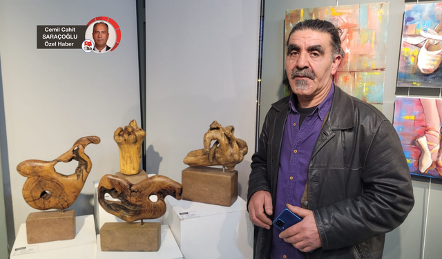 Ahşaba ses olan iki sanatçı, Akdora Art Gallery’de