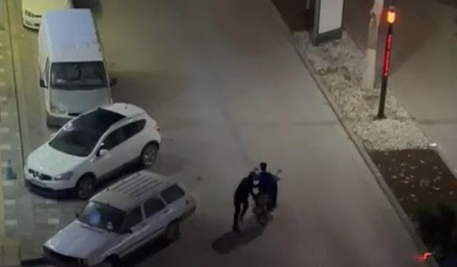 Park halindeki motosiklet çalan 3 çocuk, görüntülerden tespit edilip yakaladı