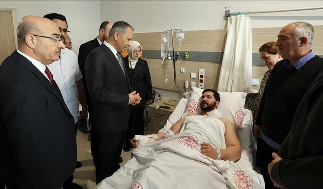 Bakan Yerlikaya, Yalova'daki DEAŞ operasyonunda yaralanan güvenlik güçlerini ziyaret etti