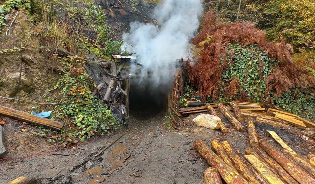 Zonguldak’ta 7 kaçak maden ocağı imha edildi