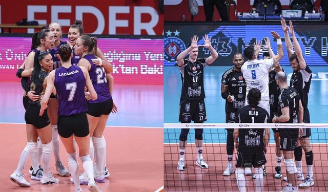 Başkent ekiplerinden Avrupa'da zafer gecesi