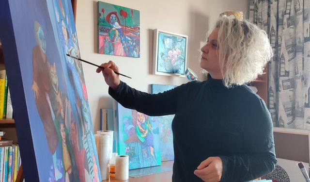 “Geleneksel motifleri yeniden yorumluyorum”