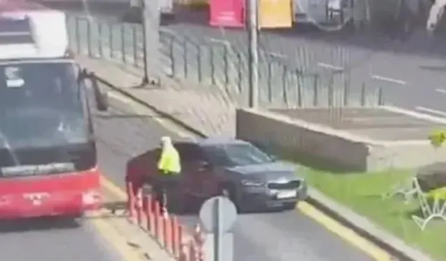 Polisin "dur" ihtarına uymayan CHP'nin otobüs şoförünün yargılanmasına devam edildi