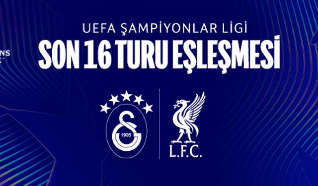 Galatasaray'ın UEFA Şampiyonlar Ligi son 16 turundaki rakibi Liverpool oldu