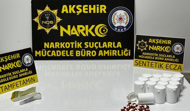 Konya'da uyuşturucuyla yakalanan zanlı tutuklandı