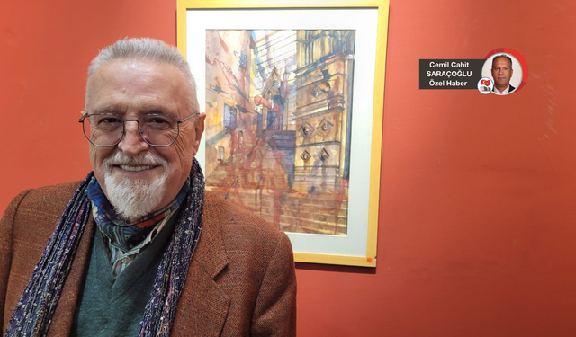 Olana benzeyeni yapmayan mimar, olana benzemeyen resimler sergiliyor