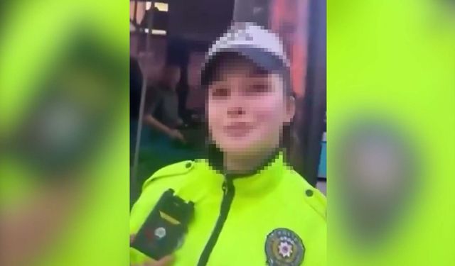 İşlem yapan kadın polisleri videoya çeken otobüs şoförü gözaltında