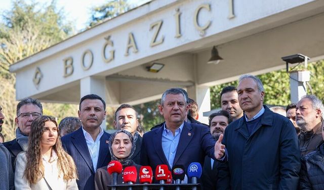 Özgür Özel Boğaziçi Üniversitesi ziyareti sonrası konuştu