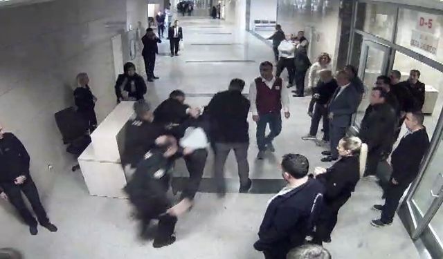 Savcının hakime silahlı saldırısı sonrası yaşananların görüntüleri ortaya çıktı