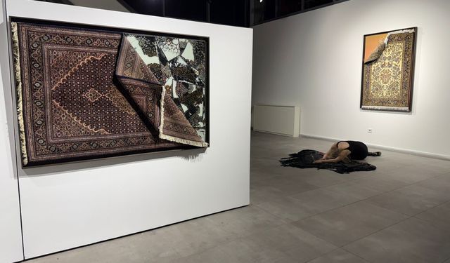 Başkentte Payam Latifi’den cam ve halıyla yüzleşme sergisi