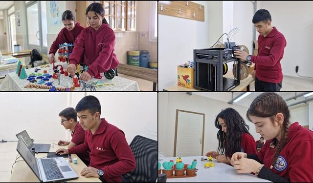 Hatay'da liseliler hem meslek öğreniyor hem gelir elde ediyor