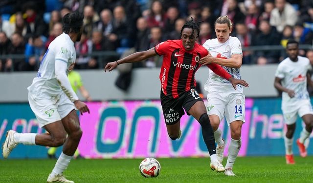 Trendyol Süper Lig'de Gençlerbirliği ile Çaykur Rizespor 2-2 berabere kaldı