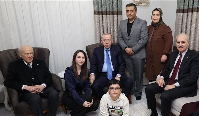 Cumhurbaşkanı Erdoğan, Osmaniye'de Solak ailesini ziyaret etti