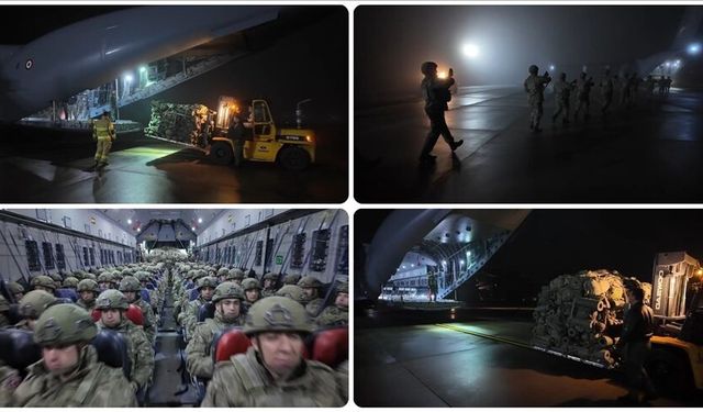 MSB: Steadfast Dart-26 Tatbikatı kapsamında çıkış yapan ilk uçağımız, Almanya Wunstorf Havaalanı'na ulaştı