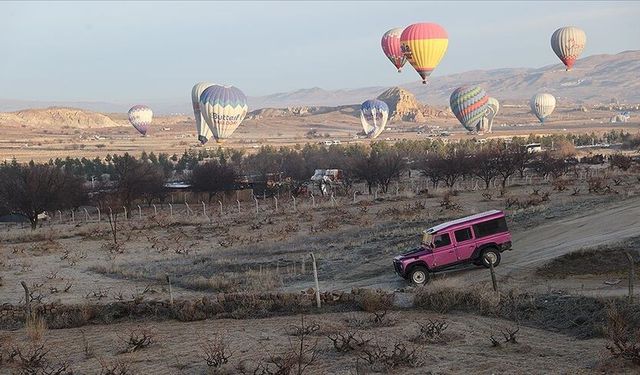 Kapadokya'da müze ve ören yerlerinde geçen yıl 4 milyon 523 bin 275 ziyaretçi ağırlandı