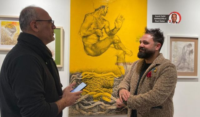 Deliliği tuvale taşıyan sanatçı Ataman Oğuz Ankara Kalesi’nde