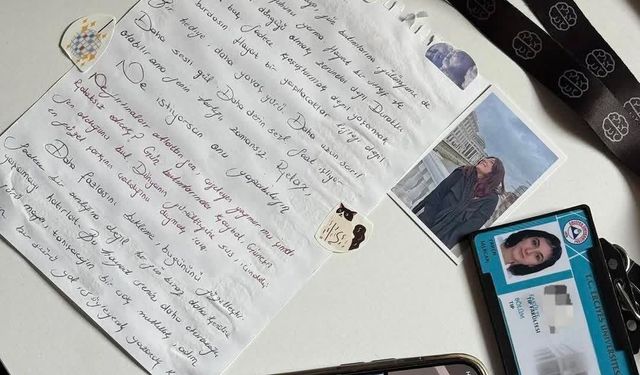 Kaza kurbanı tıp öğrencisi Yaren’in ölmeden önce yazdığı not ortaya çıktı