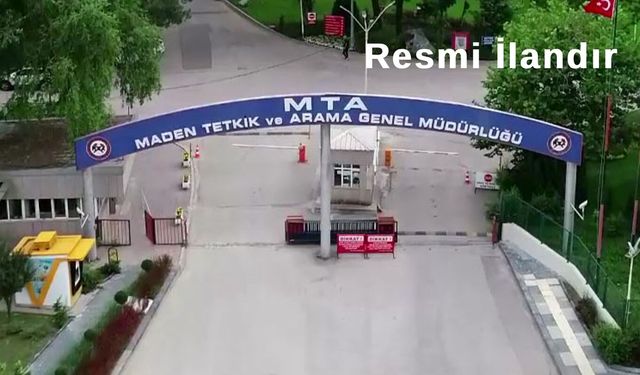 MTA Halihazır Harita ve Vaziyet Planı Yapımı Hizmet Alım İşi