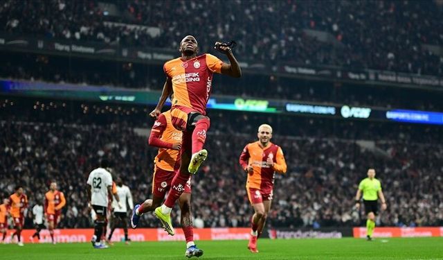 Lider Galatasaray, derbide Beşiktaş'ı devirdi