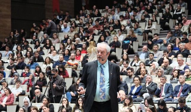 Nobel ödüllü bilim insanı Meldal, GTÜ’de yoğun ilgiyle karşılandı