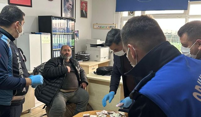 Eskişehir'de dilencinin üzerinden 30 bin 200 lira çıktı